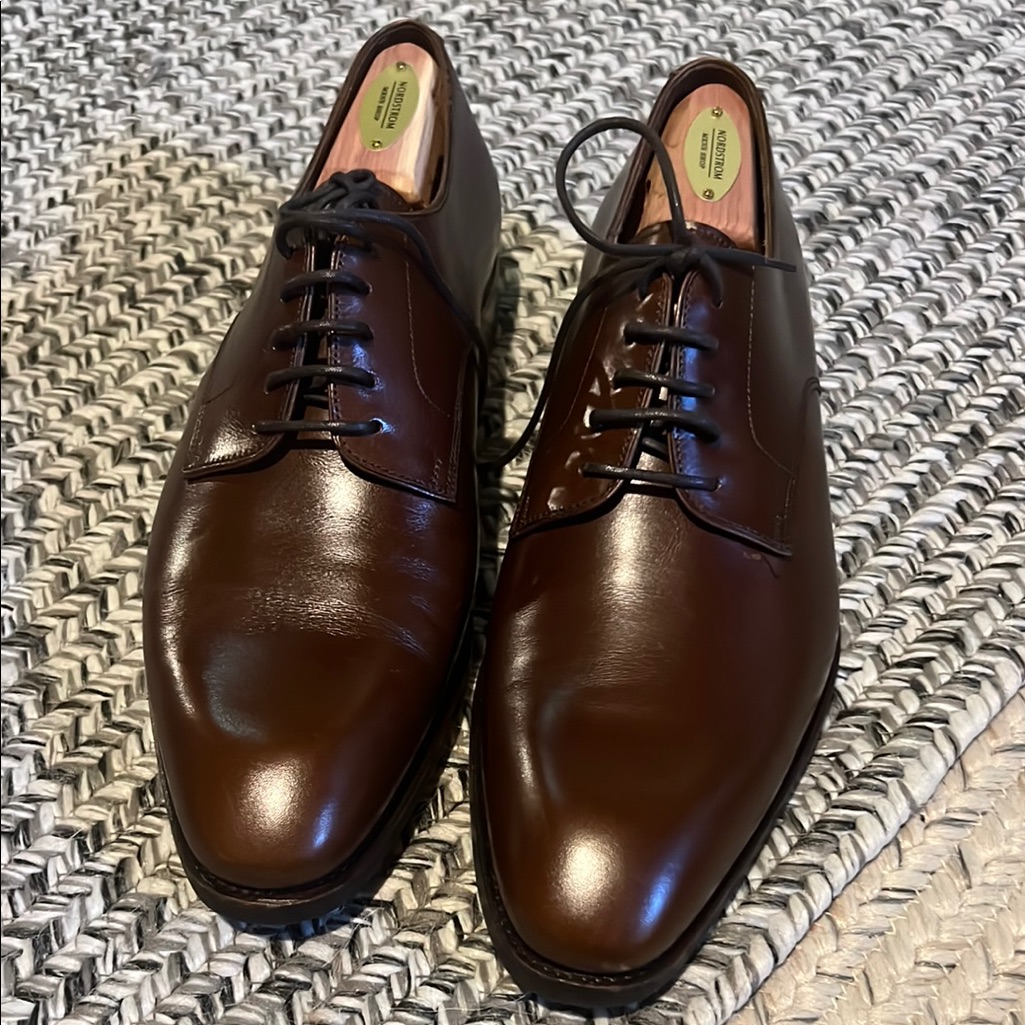 Carmina Brown Derby Shoes 80449 Rain